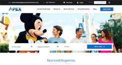 Desktop Screenshot of apexvacationhomes.com