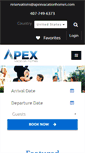 Mobile Screenshot of apexvacationhomes.com